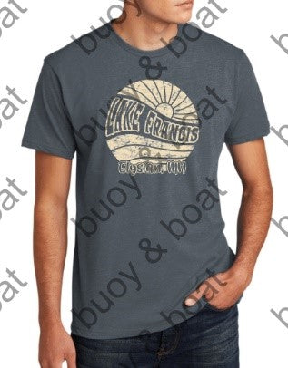 Sunset Wave Indigo T-shirt