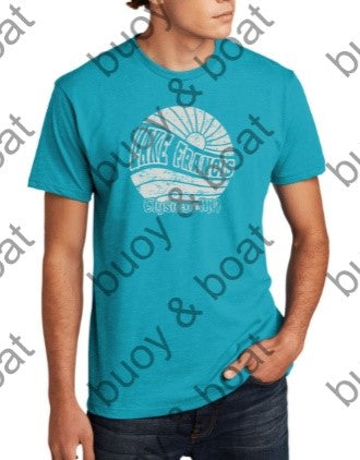 Sunset Wave Turquoise T-shirt