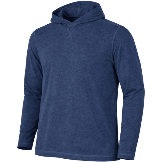 Tri Blend Hoodie - Buoy & Boat - Long Sleeve - NAVY