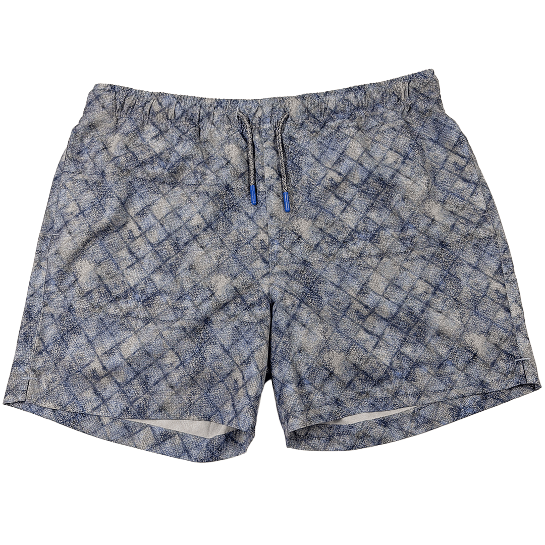 Oxford Diamonds Swim Trunks - Buoy & Boat - Swim Trunks - indigo
