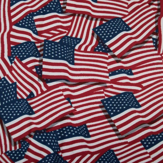 American Flag Camo Long Sleeve pattern detail close up