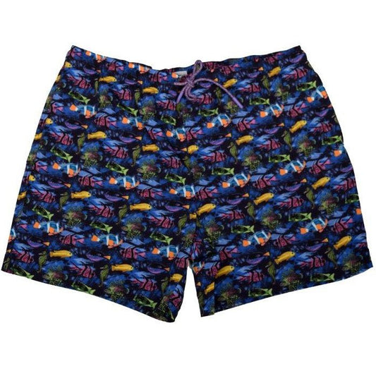Fish Swim Trunks - Deep Navy - Buoy & Boat - Swim Trunks - 