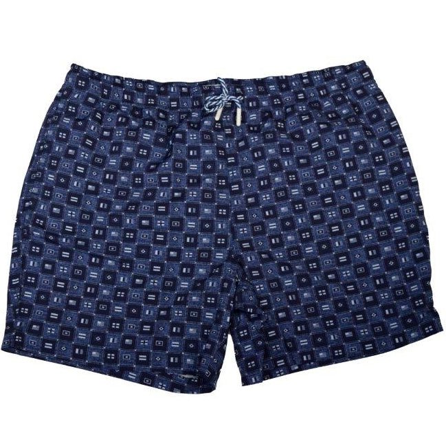Flag Swim Trunks - Navy - Buoy & Boat - Swim Trunks - Navy