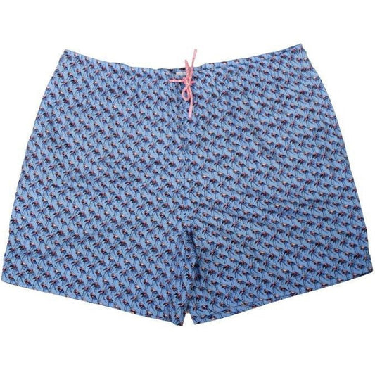 Flamingo Flock Swim Trunks - Blue - Buoy & Boat - Swim Trunks - 
