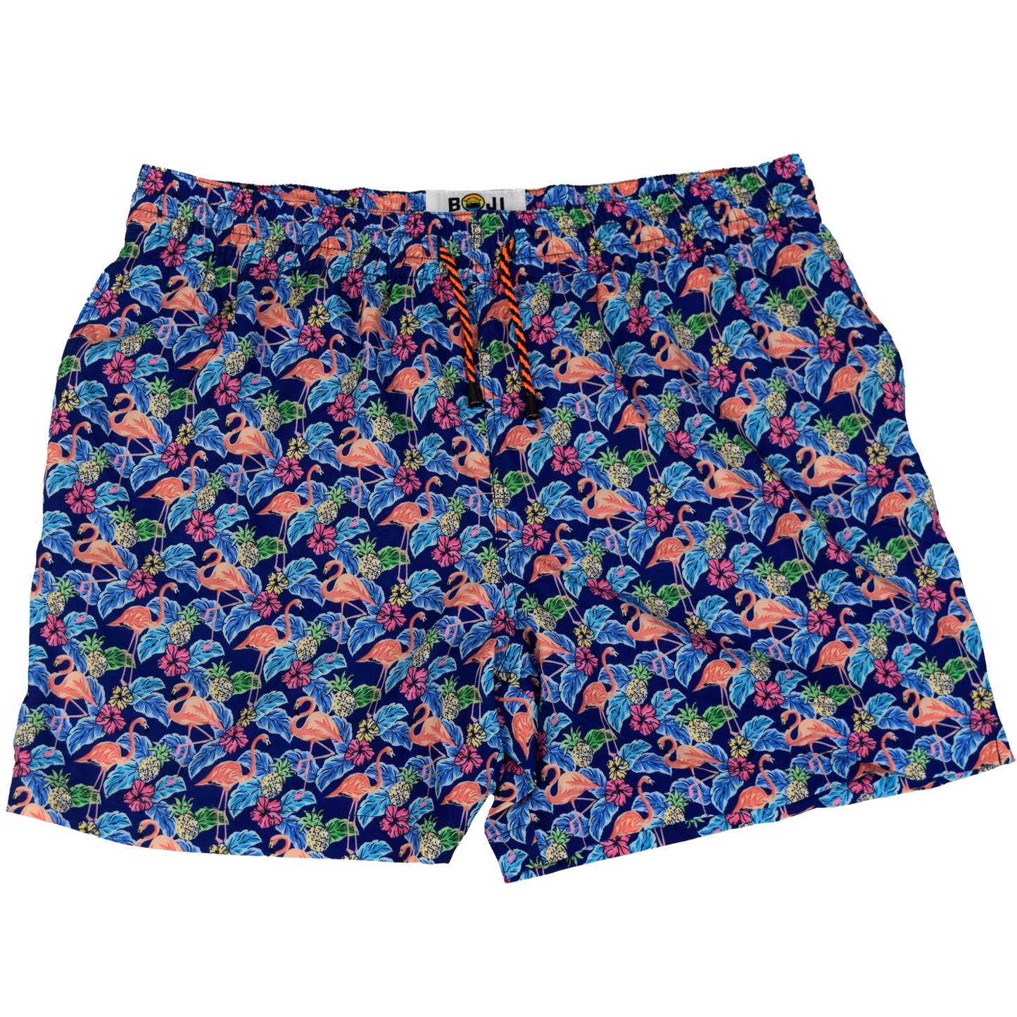 Flamingo Flower Swim Trunks - Buoy & Boat - Swim Trunks - 