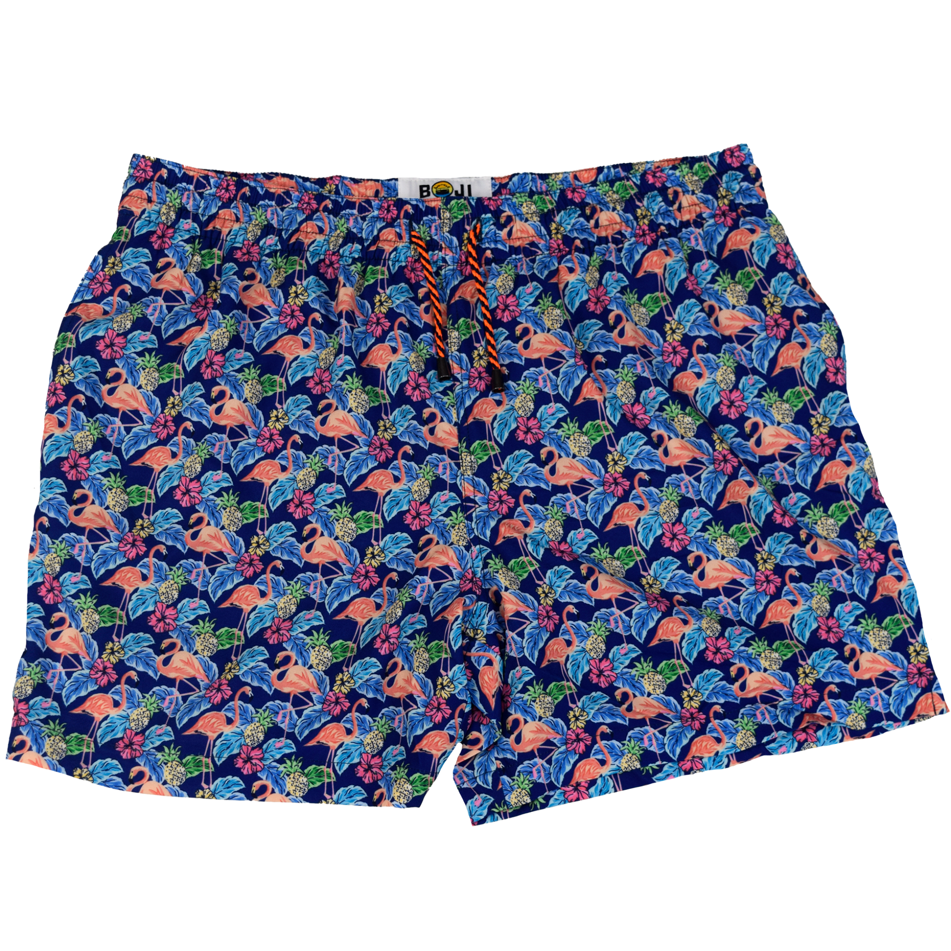 Flamingo Flower Swim Trunks - Buoy & Boat - Swim Trunks - 