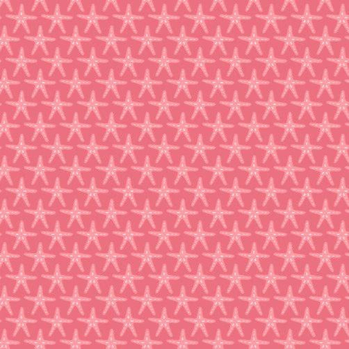 Starfish woven shirt melon coastal starfish graphic detail close up