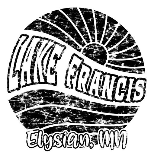 Sunset Wave Charcoal T-shirt