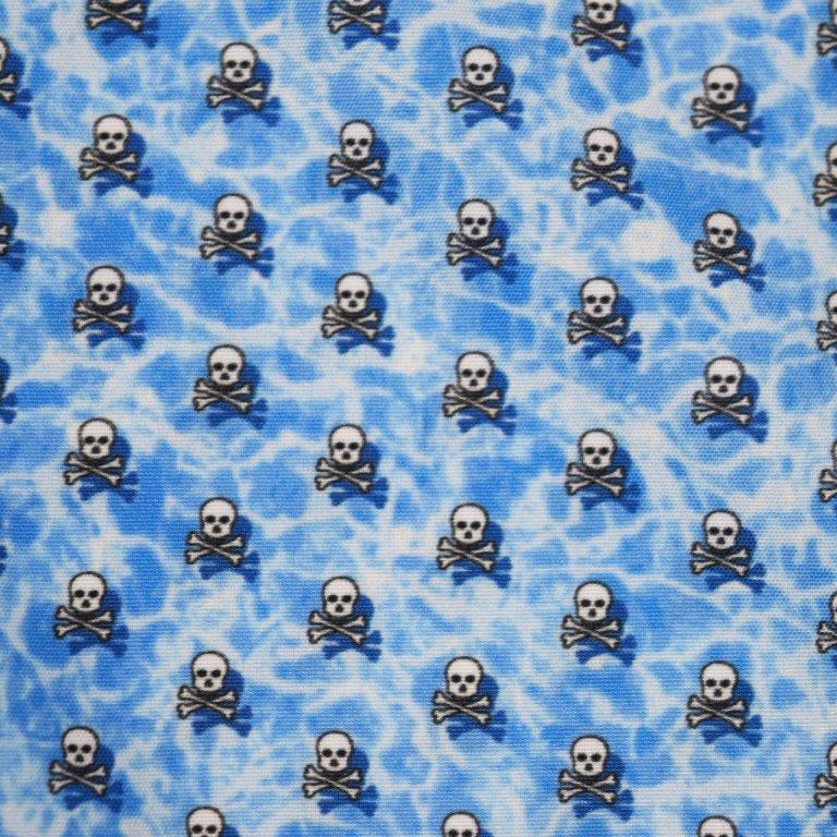 water-skulls-woven-shirt-blue-pattern-close-up