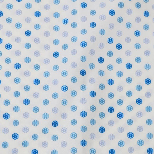 Whose at the Wheel woven shirt white coastal graphic detail close up
