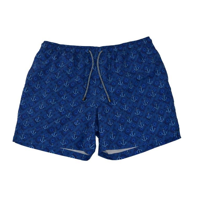 Anchor Compass Swim Trunks - Navy