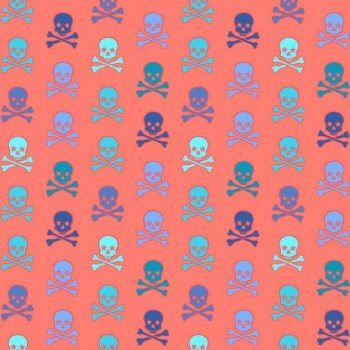 Skull Boardshorts - Coral