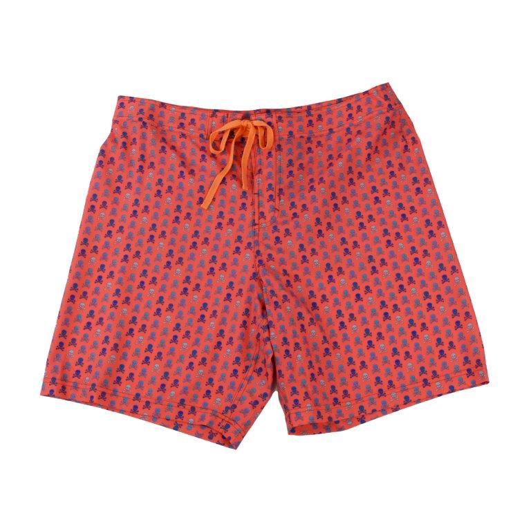 Skull Boardshorts - Coral