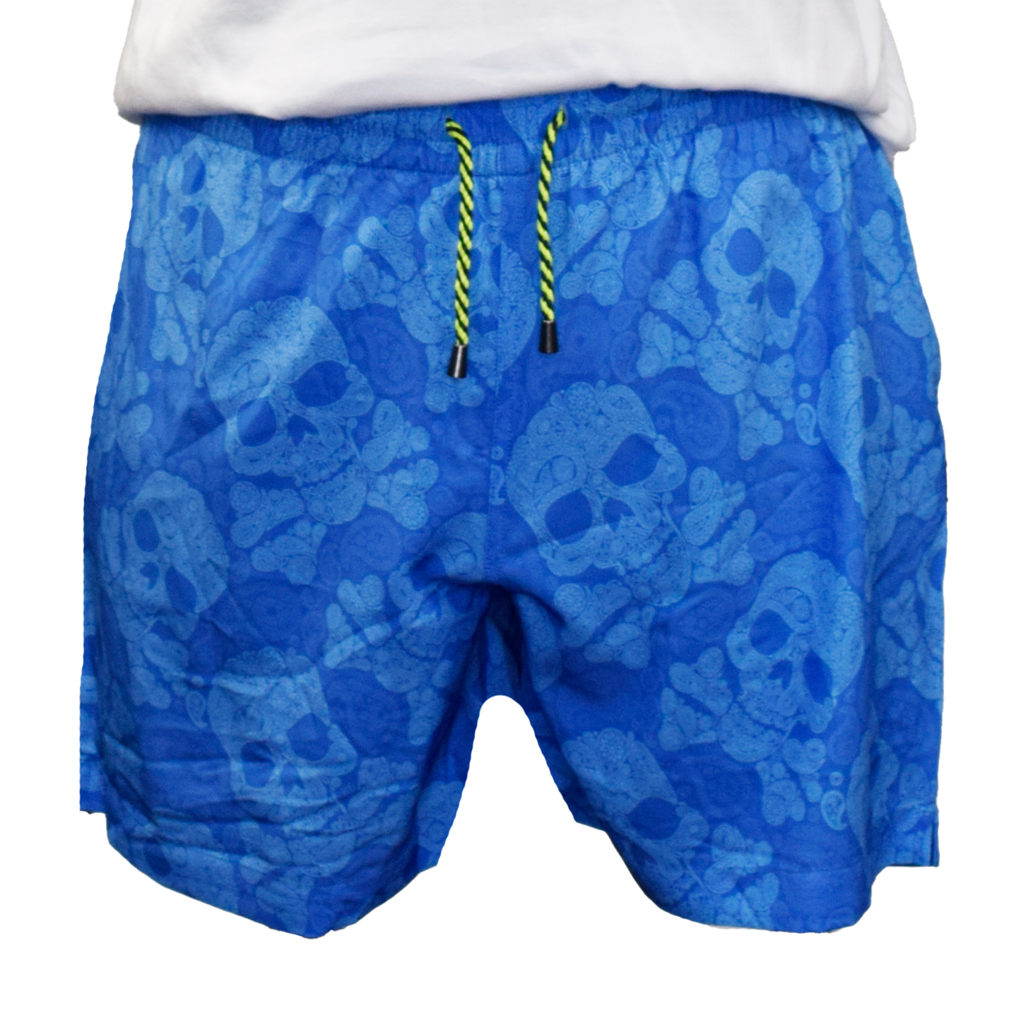 Paisley Skull Swim Trunks