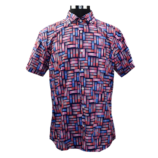 Water Skis Woven Shirt - Navy