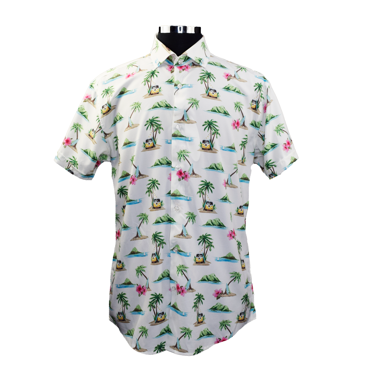 Surf Island Woven Shirt - White