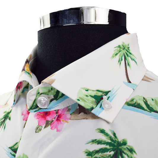 Surf Island Woven Shirt - White